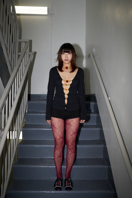 Butterfly Lace Tights -- Morpho 7